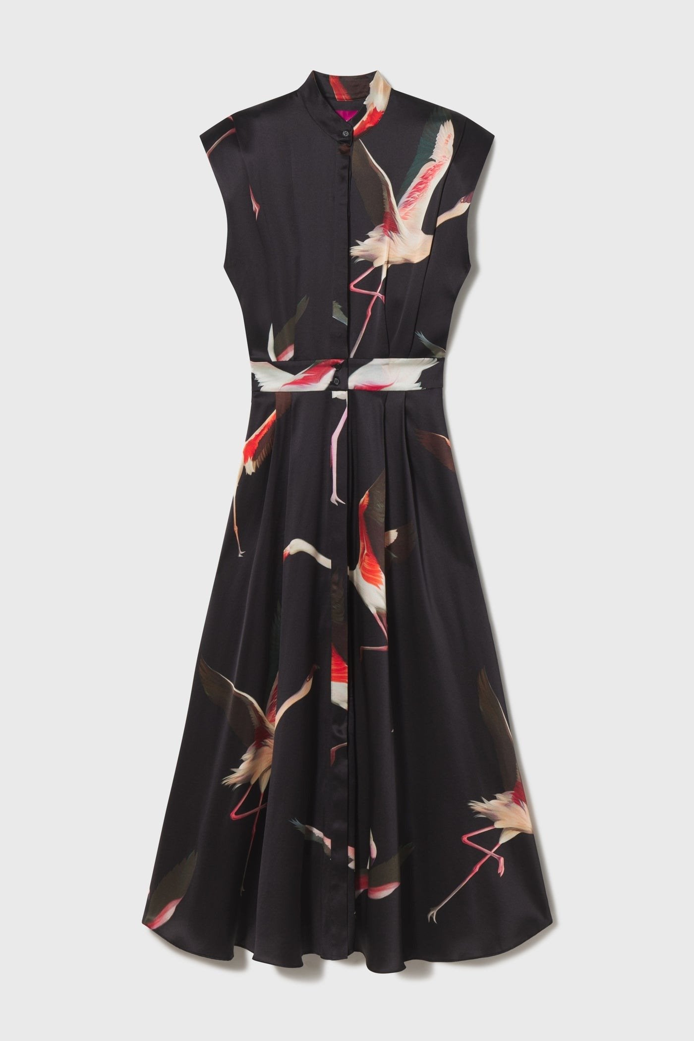 Midi Length Button Up Dress