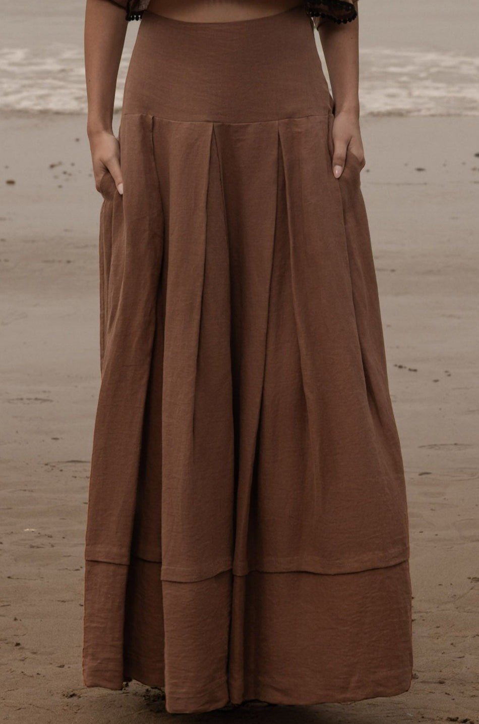 Elegant Linen Two Pieces Set