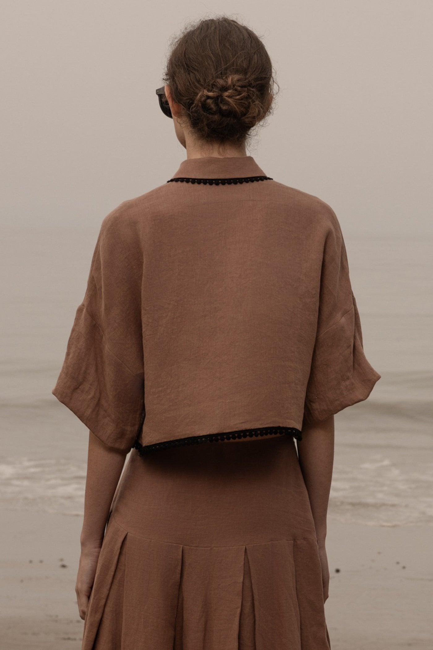 Elegant Linen Two Pieces Set