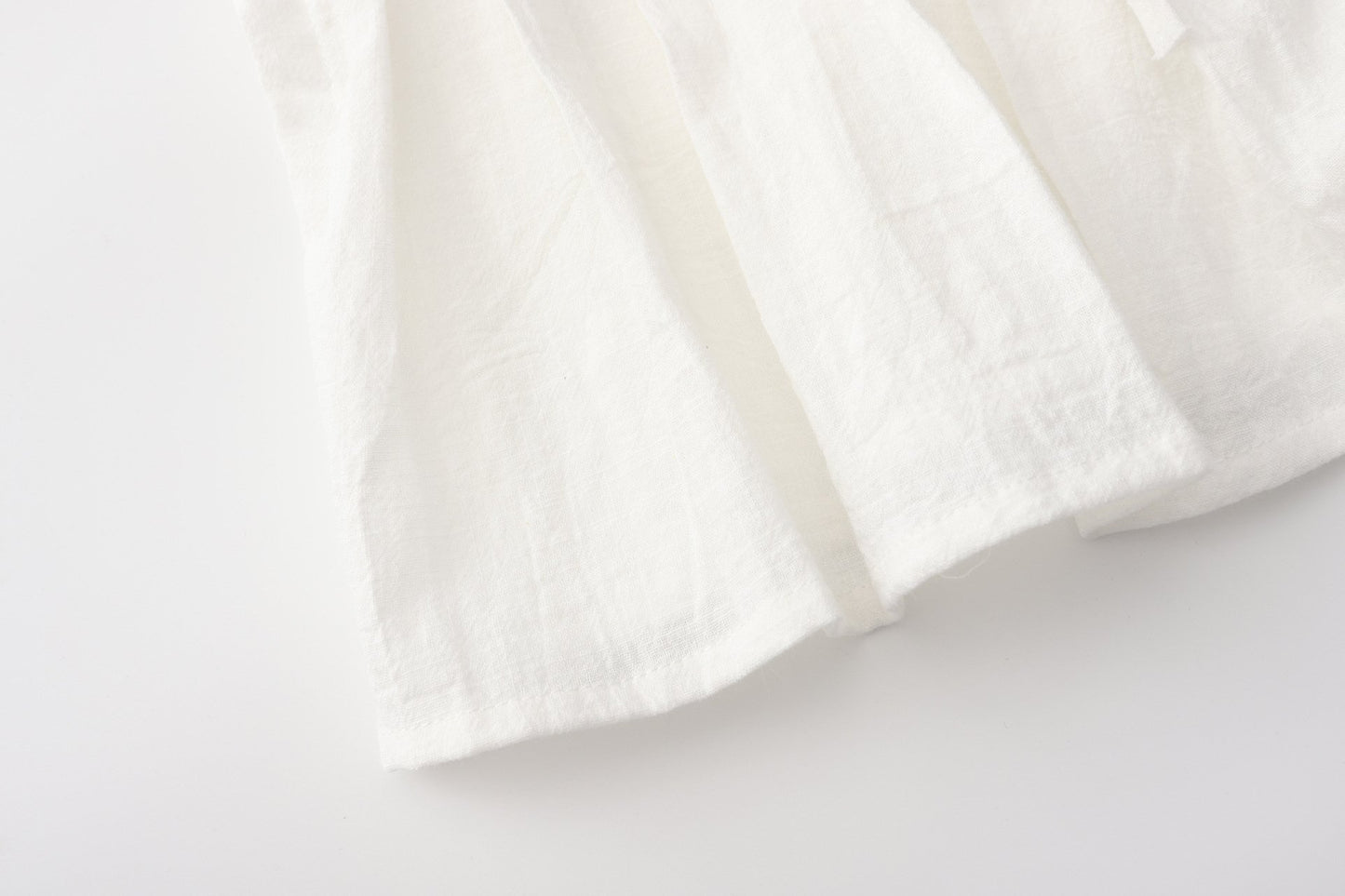 White Sleeveless Long Dress Set