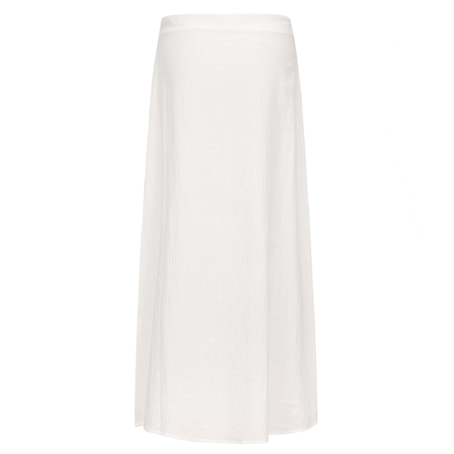 White Sleeveless Long Dress Set