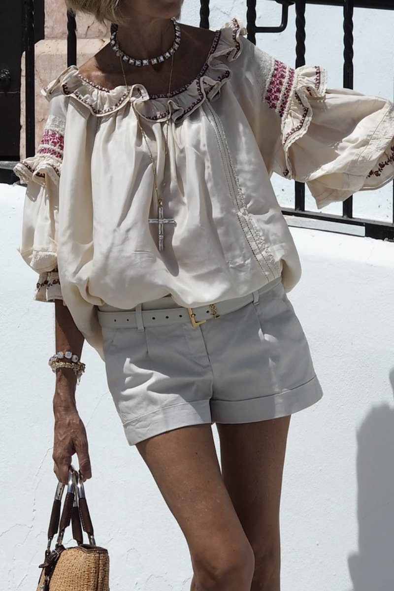 Viscose Embroidered Blouse