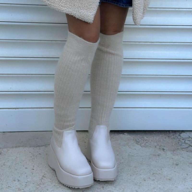 Knit Stretch Women's Boots