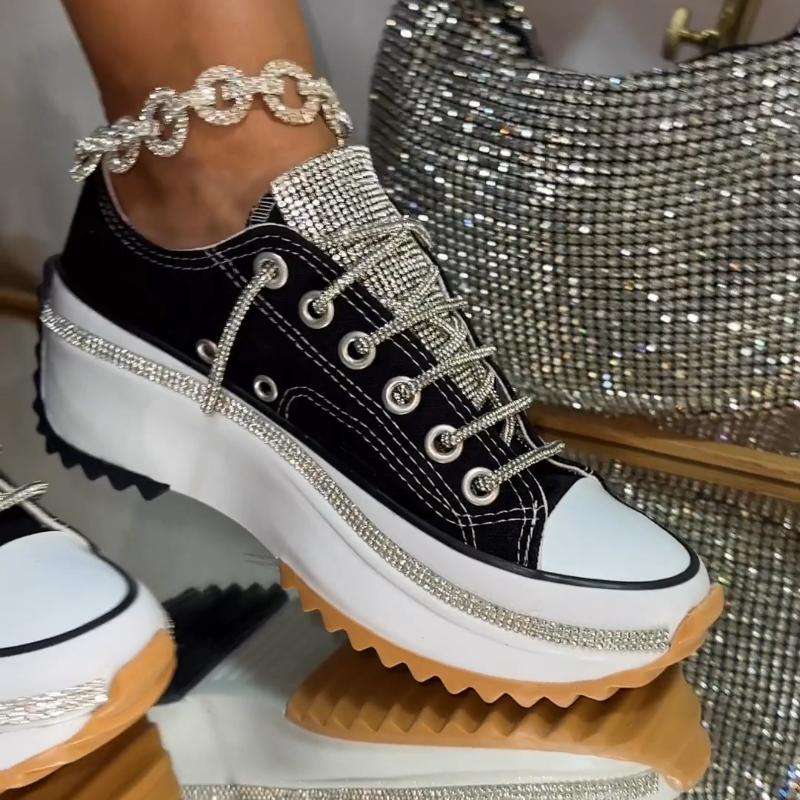 Rhinestone Sparkle Sneakers