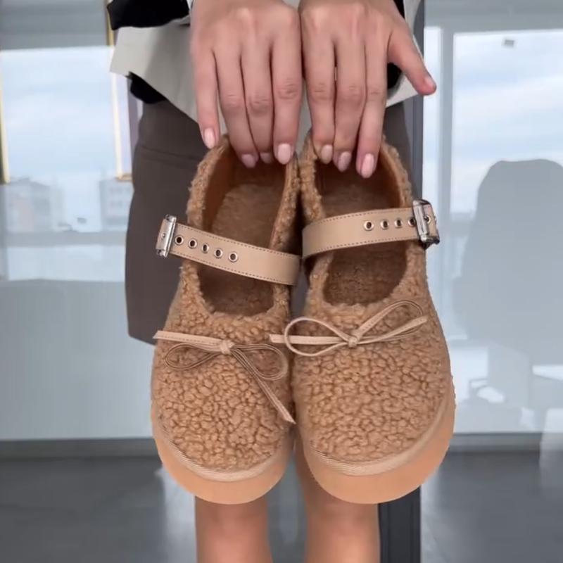 Trendy Fur Fluffy Flat Loafers
