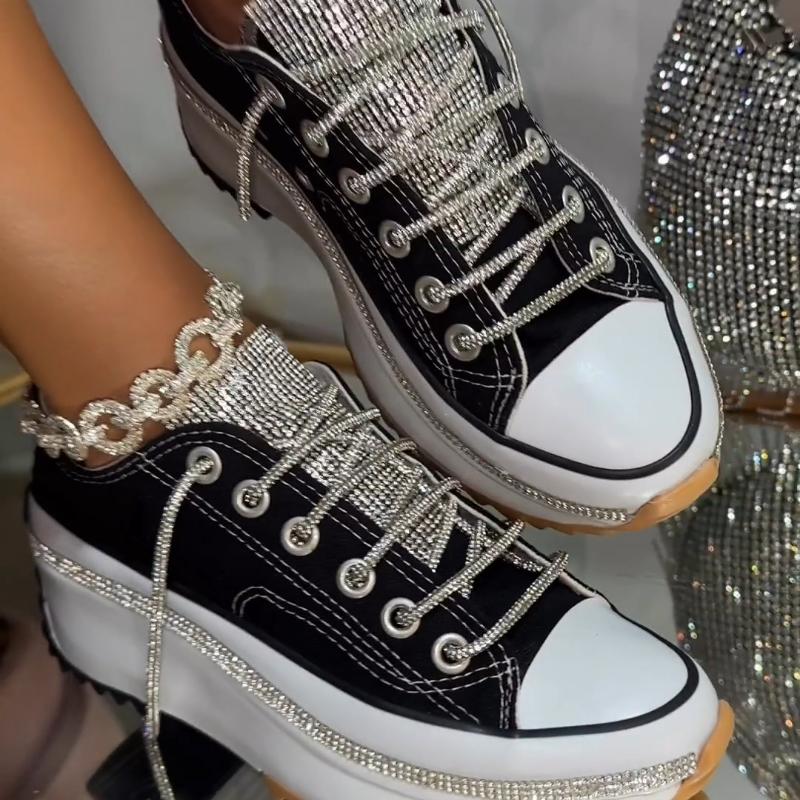 Rhinestone Sparkle Sneakers