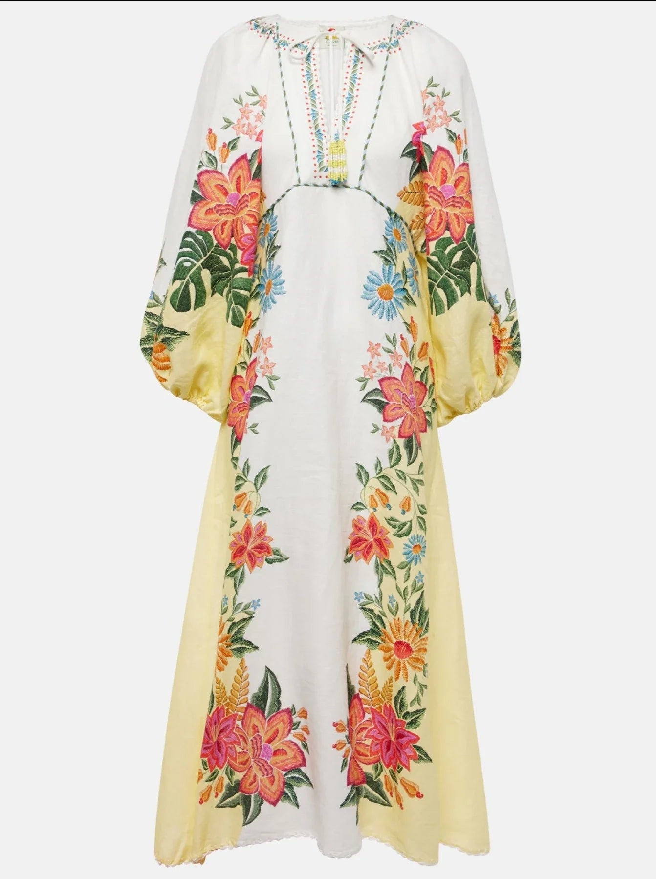 Paisley Bloom Maxi Dress