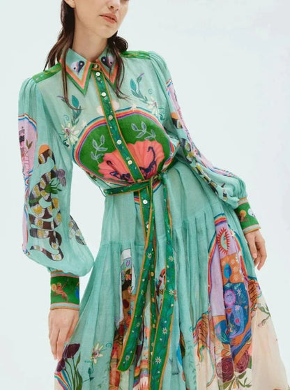 Evergreen Shirtdress