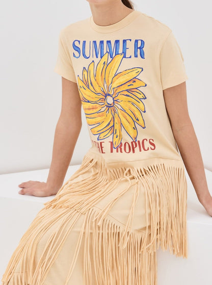 Summer In The Tropics Fringe Dress