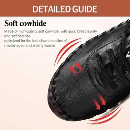 Comfortable Genuine Leather Sneakers Walking Shoes