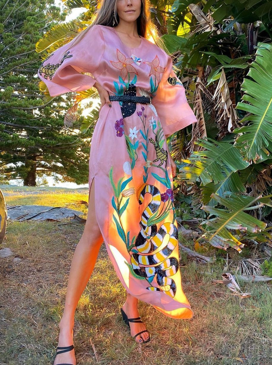 Artisan Silk Gown