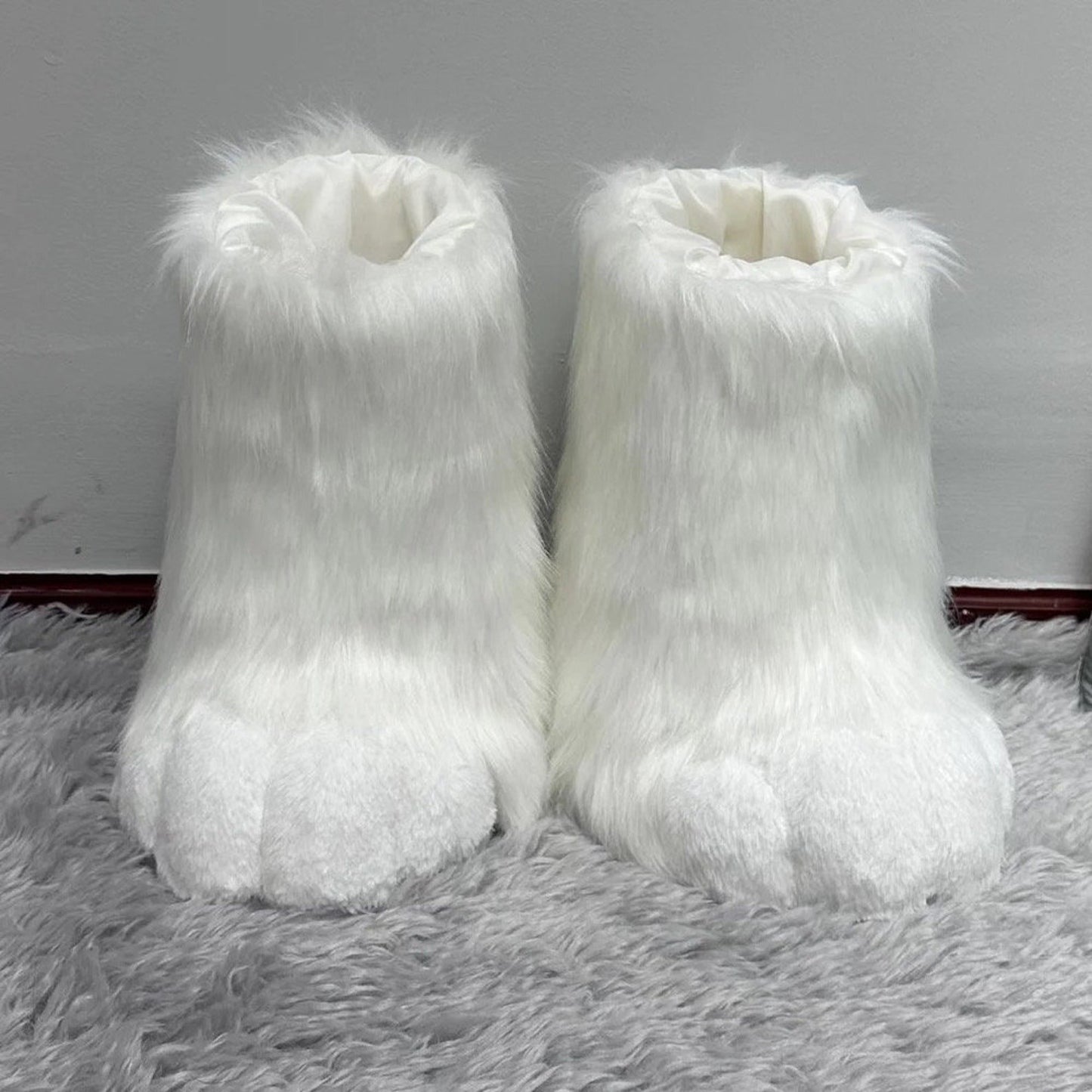 Furry Paw Cosplay Straight Boots