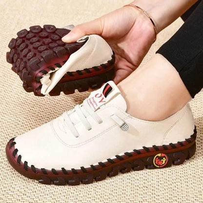 Comfortable Genuine Leather Sneakers Walking Shoes