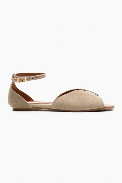 Suede Flat Women's Sandals