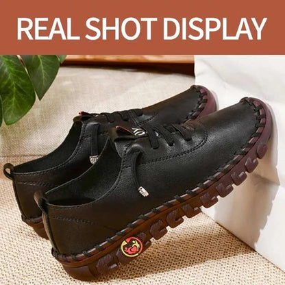 Comfortable Genuine Leather Sneakers Walking Shoes