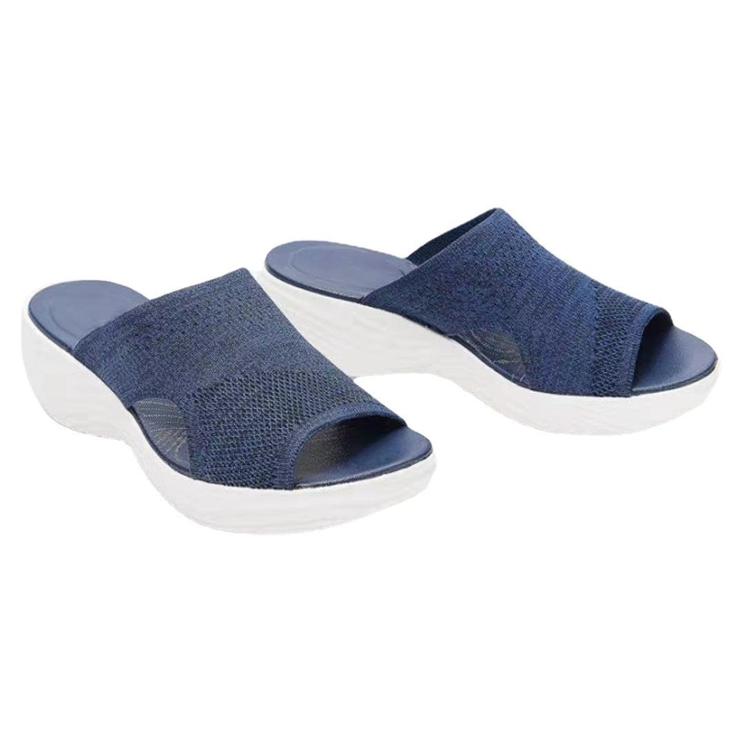 Women's Knit Cut-out Slippers