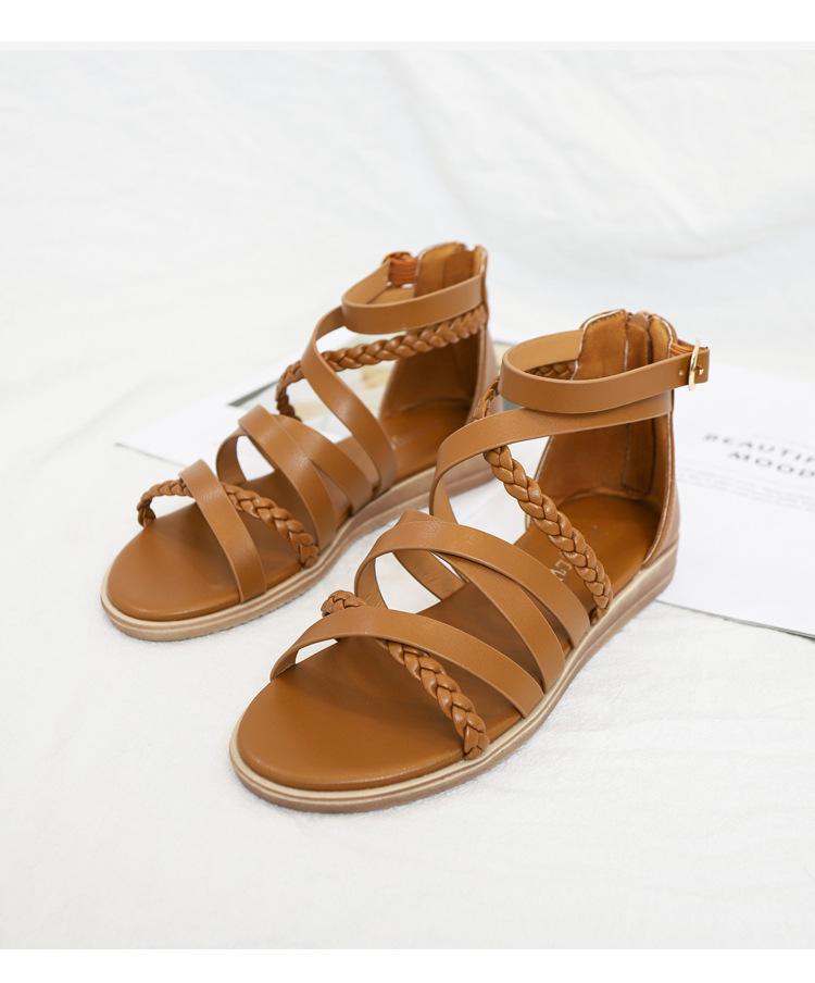 Summer Braided Roman Sandals