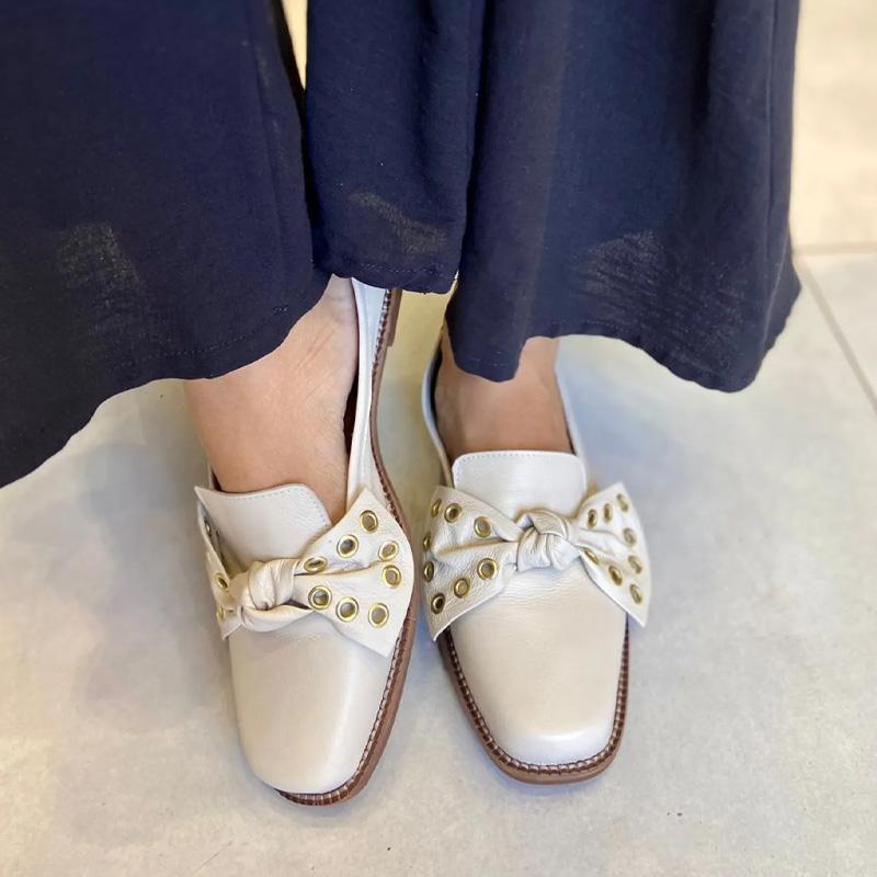 Casual Soft Sole Flat Square Toe Shoes