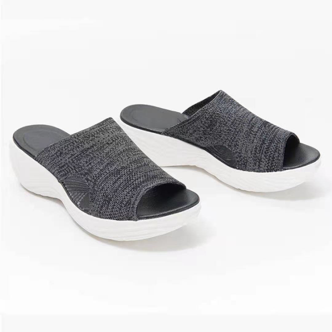 Women's Knit Cut-out Slippers