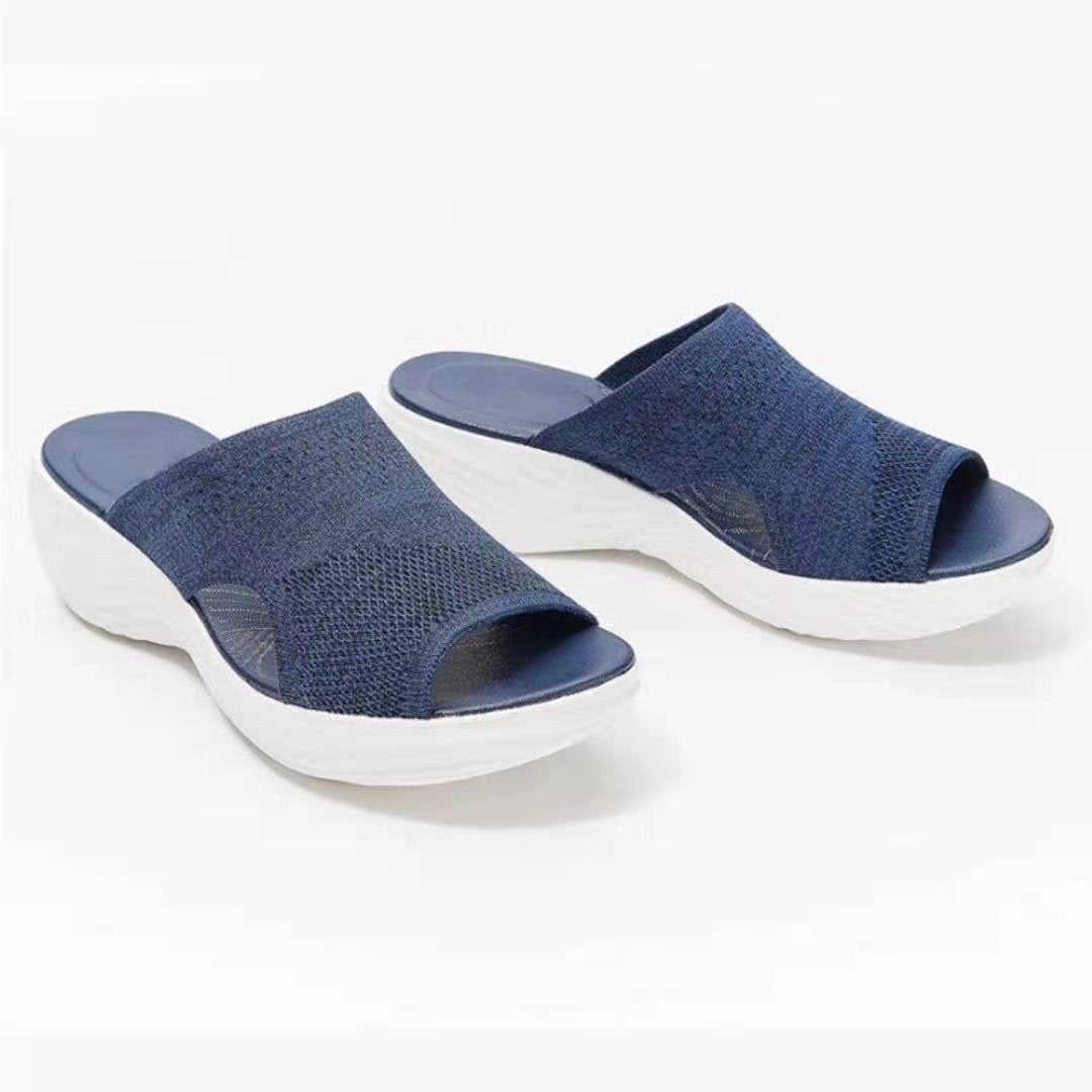 Women's Knit Cut-out Slippers