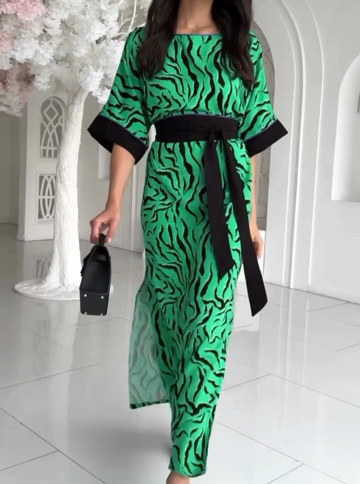 Green Zebra Robe