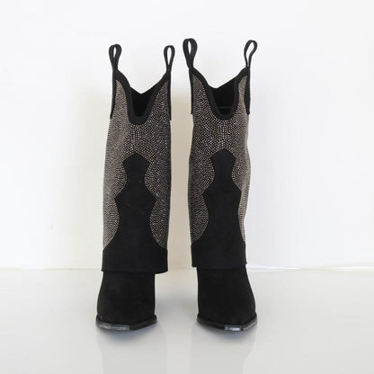 Women's Fashion Rhinestone Sparkle Boots