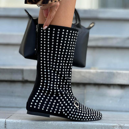 Fashion Rhinestone Boots