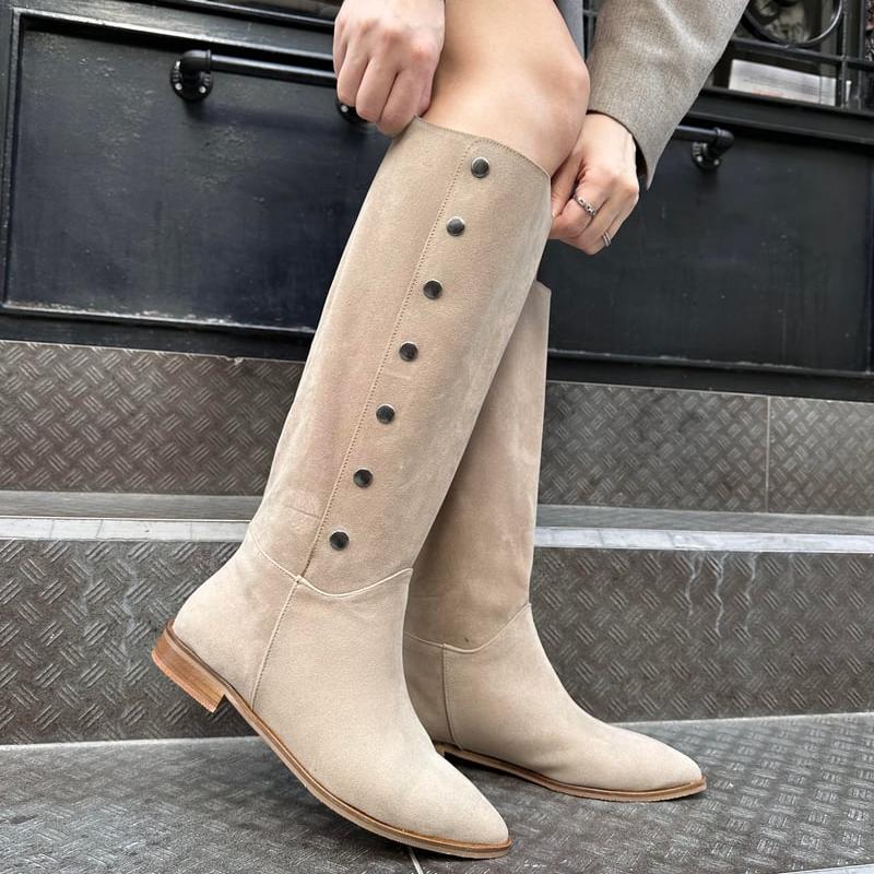 Suede Long Boot