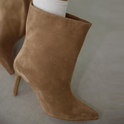 Pointed Toe Thin Heel Women's Boots