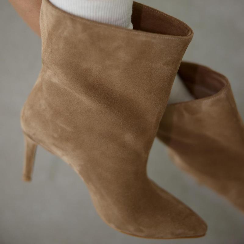 Pointed Toe Thin Heel Women's Boots