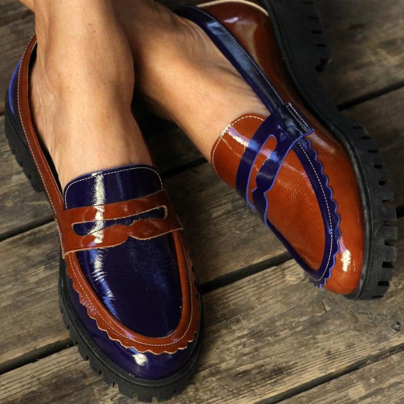 Vintage Patent Leather Loafers