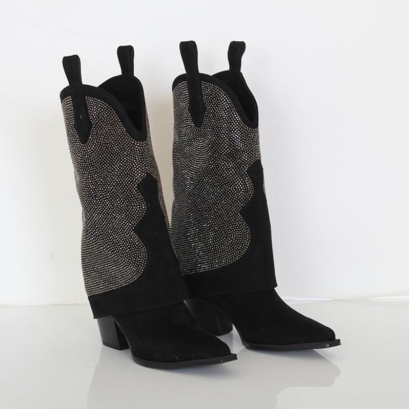 Women's Fashion Rhinestone Sparkle Boots