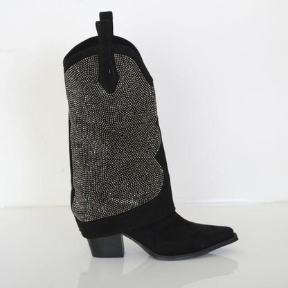 Women's Fashion Rhinestone Sparkle Boots