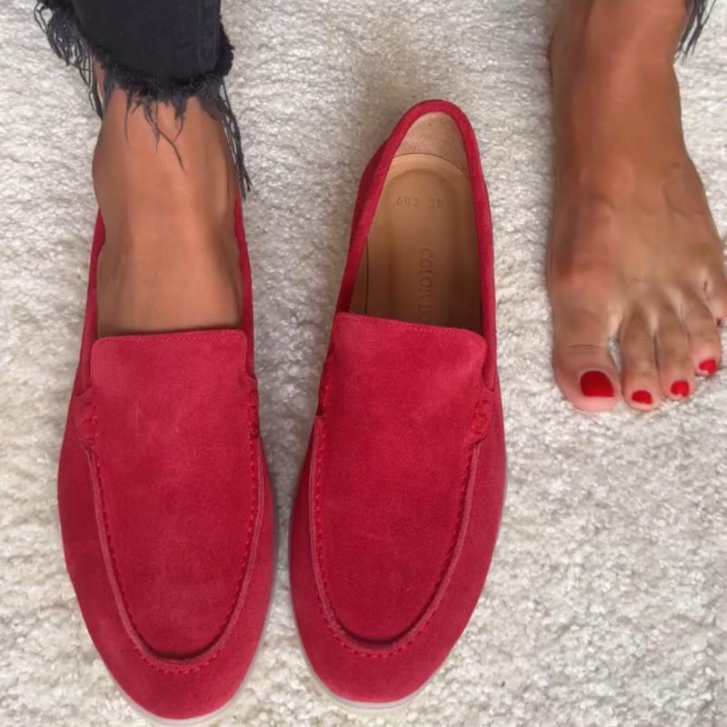 Genuine Suede Women's Loafers