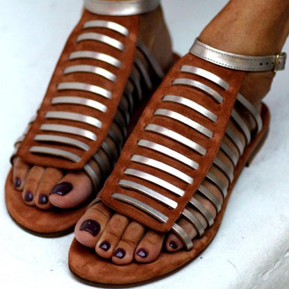 Lace Up leather Sandals