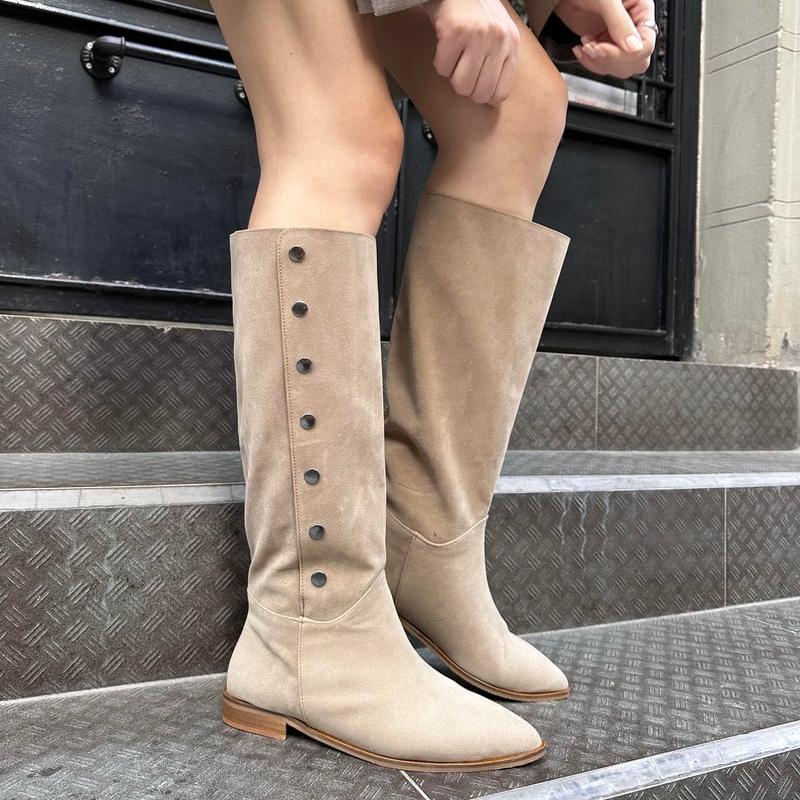 Suede Long Boot