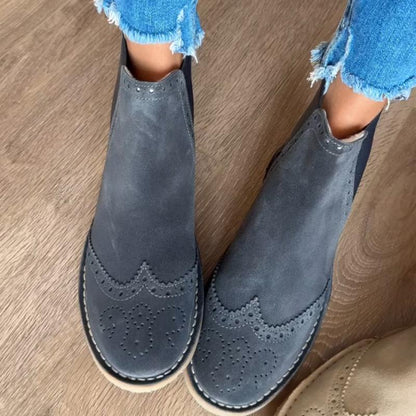 Women's Flat Suede Ankle Boots