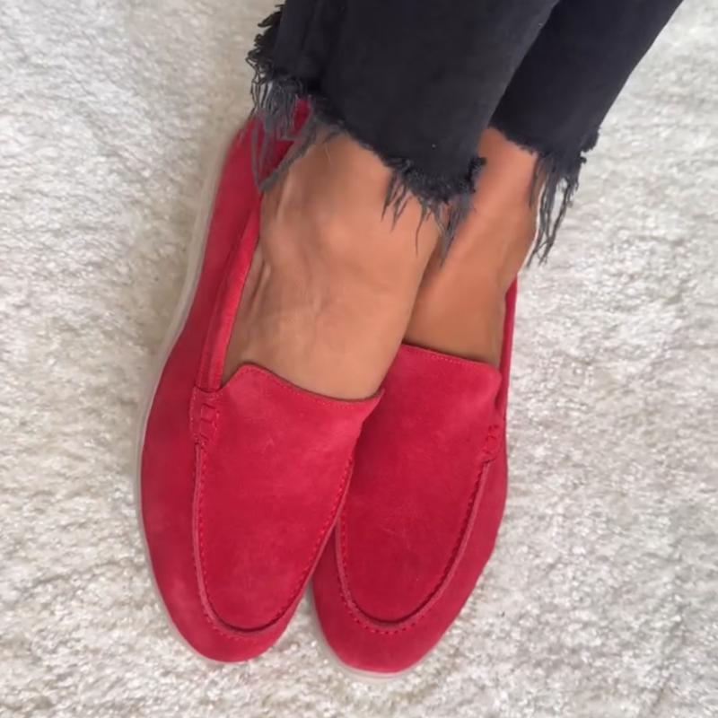 Genuine Suede Women's Loafers