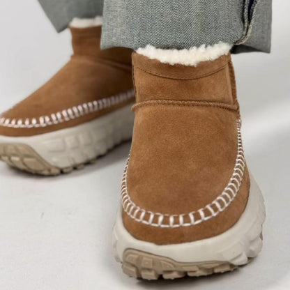 Fashion Platform Plush Warm Snow Boots