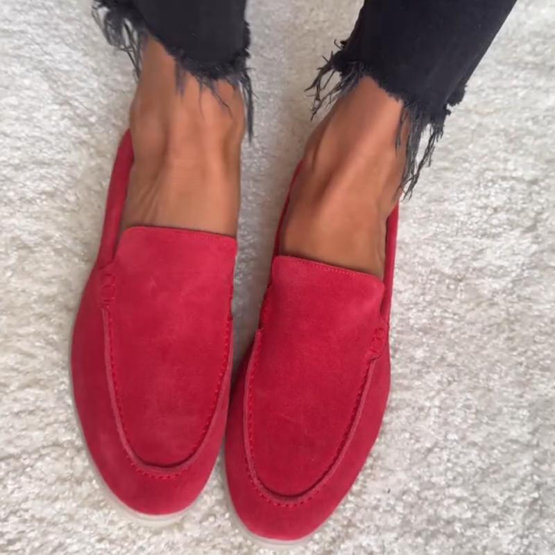 Genuine Suede Women's Loafers