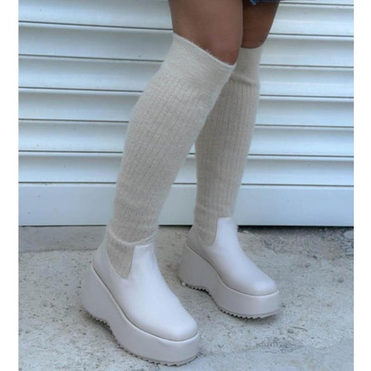 Knit Stretch Women's Boots