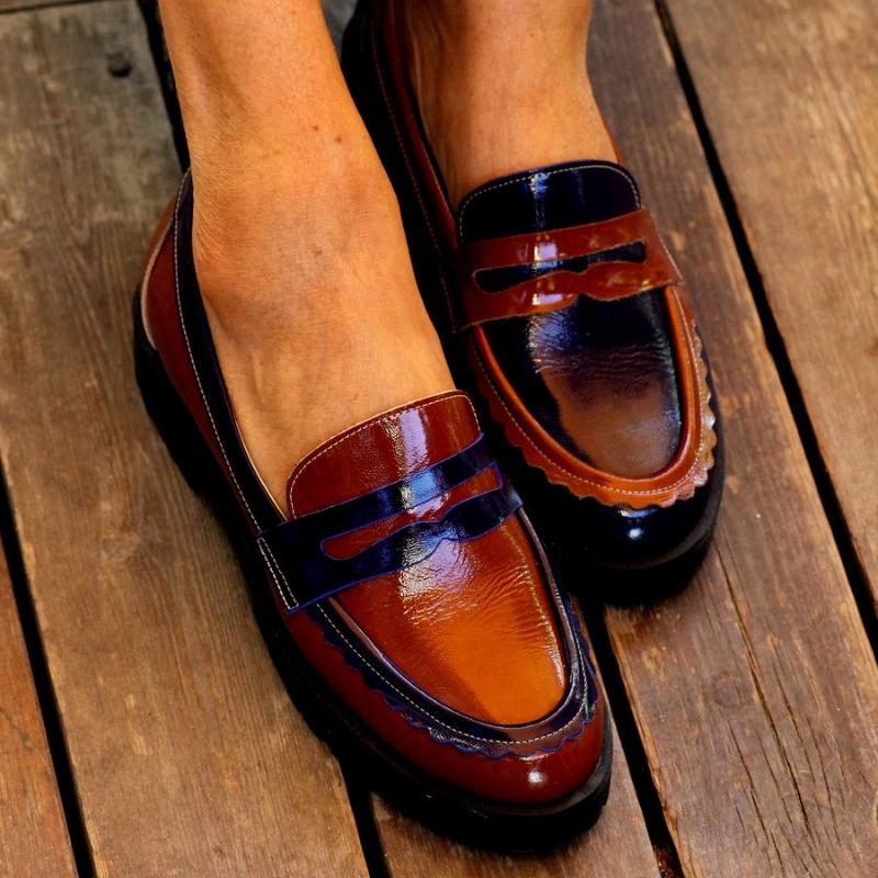 Vintage Patent Leather Loafers