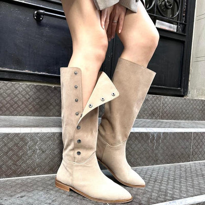 Suede Long Boot