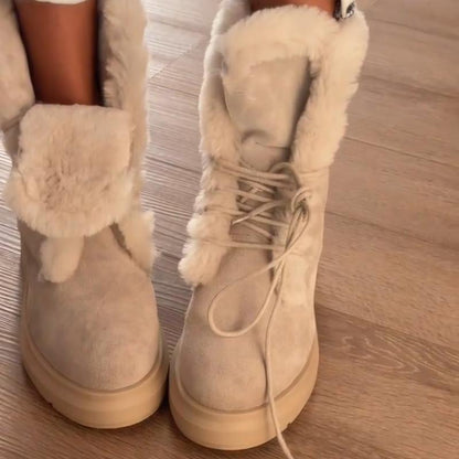 Faux Fur Snow Boots