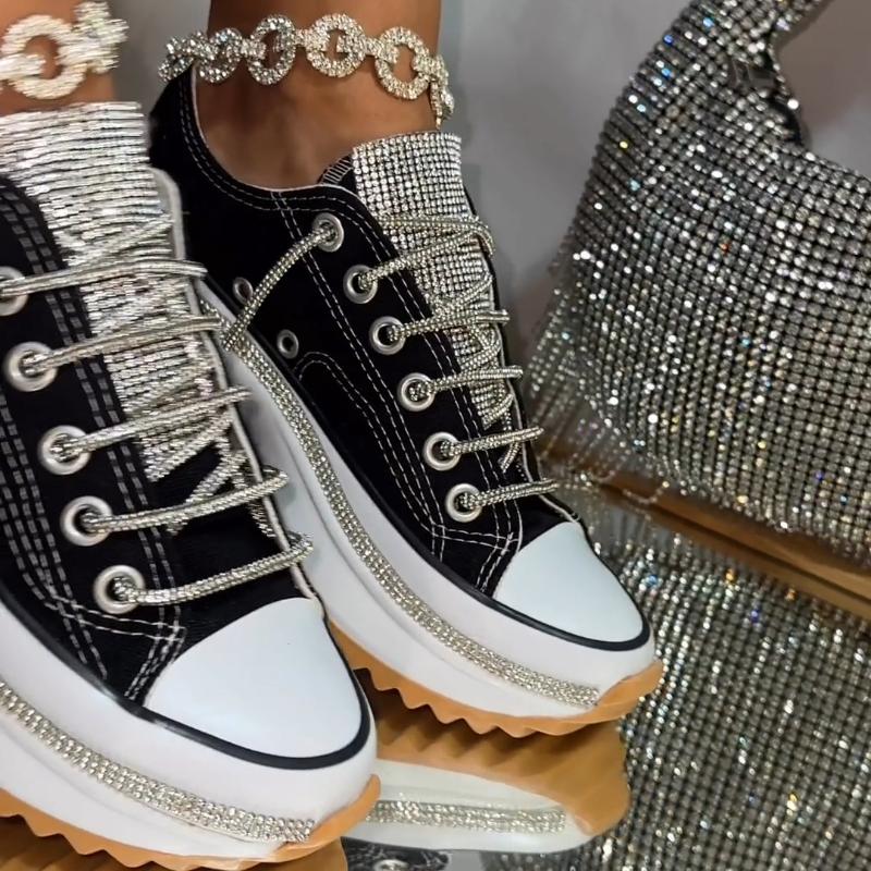 Rhinestone Sparkle  Sneakers