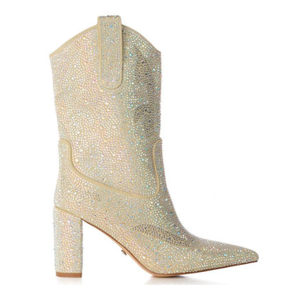 Rhinestone Western Bootie