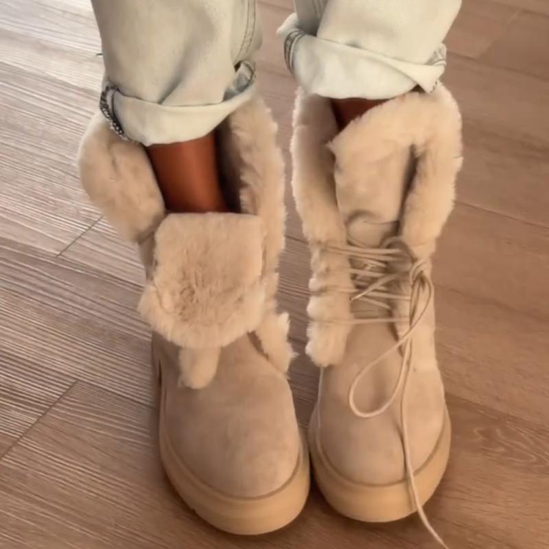 Faux Fur Snow Boots