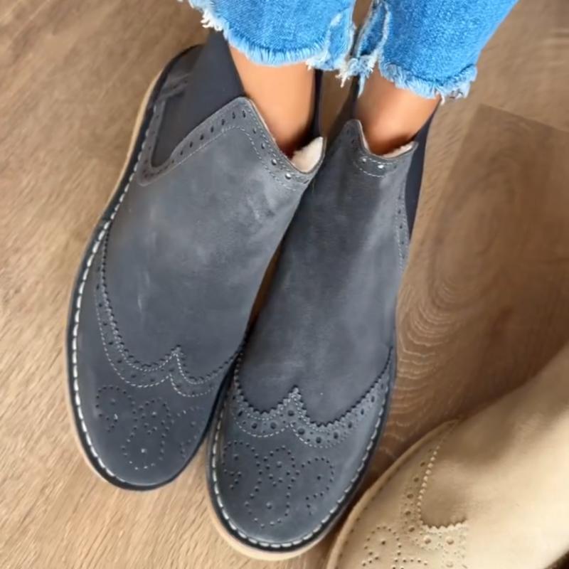 Women's Flat Suede Ankle Boots