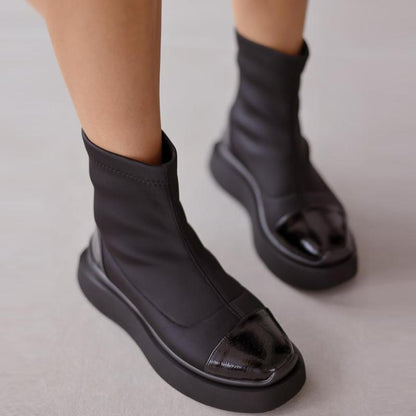 Women's Leather Casual Boots