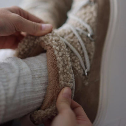 Fur Thick Soled Snow Boots